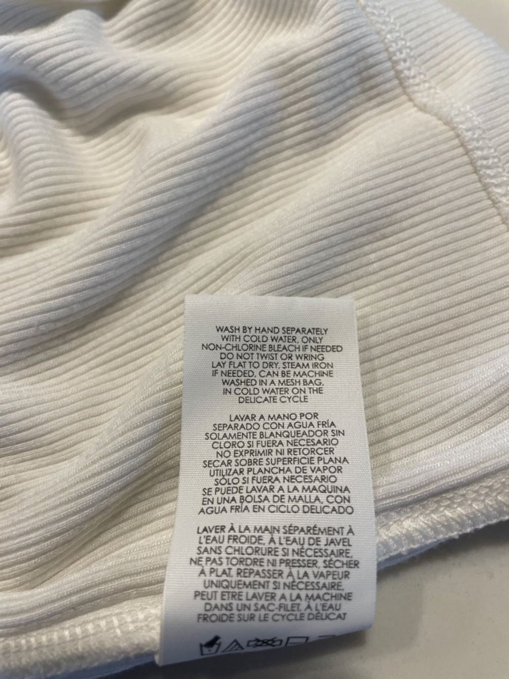 CAbi White V-Neck Sleeveless Tank - Square Back - Size M - Picture 7 of 7